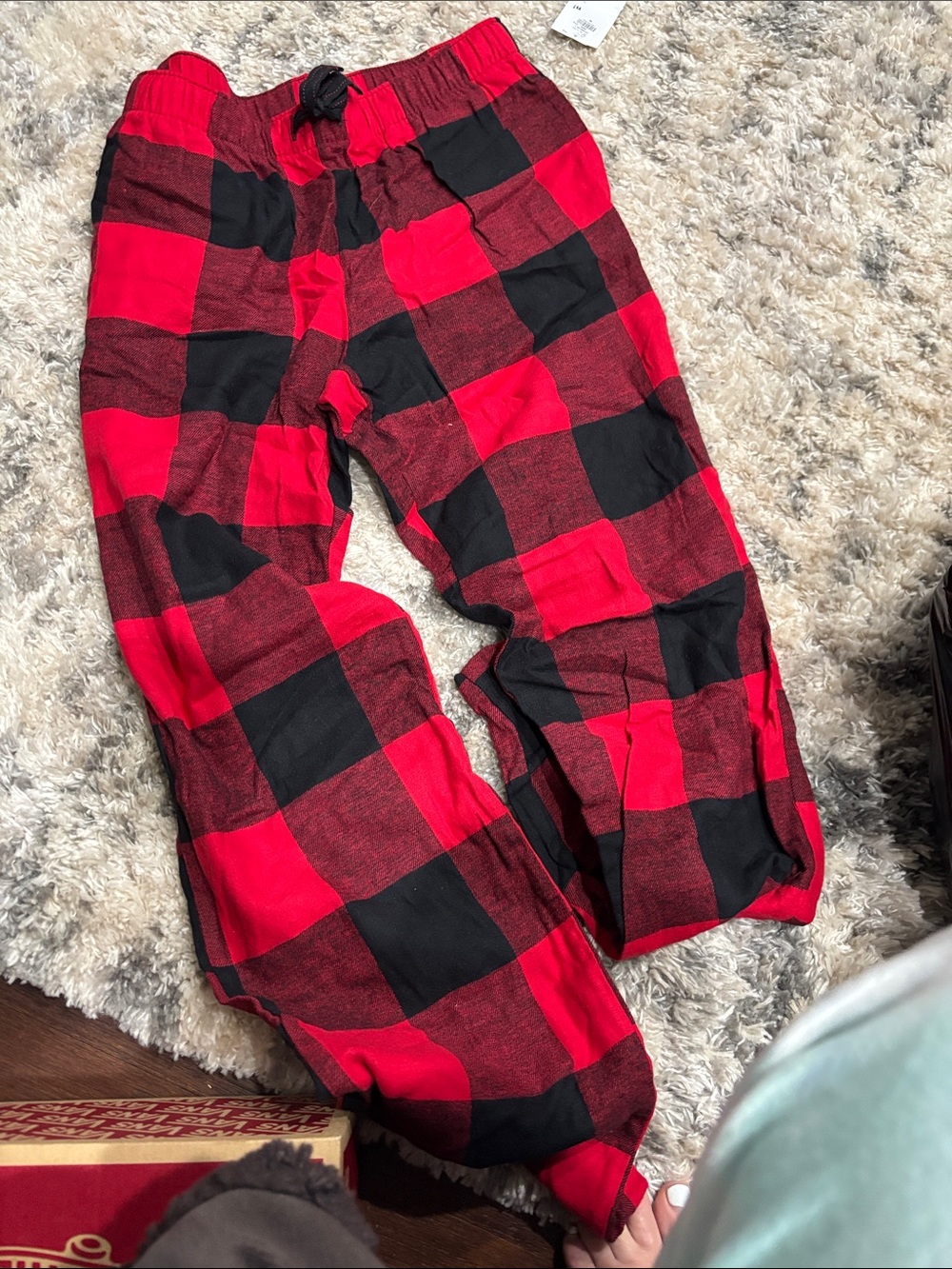 Old Navy Red and Black Buffalo Plaid Pajama Pants